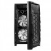 ANTEC GX202 BLUE LED (ATX) MID TOWER CABINET WITH TRANSPARENT SIDE PANEL (BLACK)